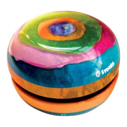 Svoora Tin Yo-Yo With Free Spin Fantasy In 4 Designs 13003 5208006130034