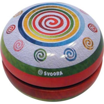 Svoora Tin Yo-Yo With Free Spin Fantasy In 4 Designs 13003 5208006130034