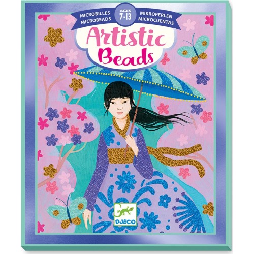 Djeco Design For Older Children - Collages Artistic Beads - Around The World 09474 3070900094741