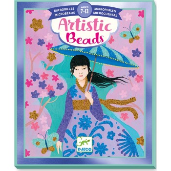 Djeco Design For Older Children - Collages Artistic Beads - Around The World 09474 3070900094741