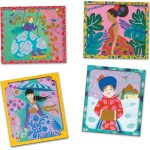 Djeco Design For Older Children - Collages Artistic Beads - Around The World 09474 3070900094741