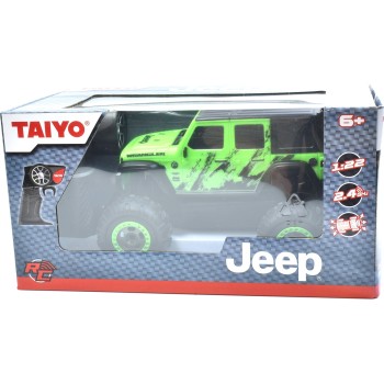 taiyo Τηλεκατευθυνόμενο Οχημα Jeep Wrangler Sahara Unlimited - Green 1:22 220001B 8436547415953