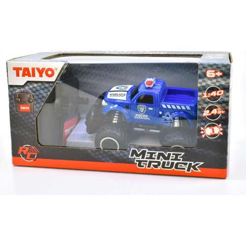 taiyo Τηλεκατευθυνόμενο Οχημα Mini Police Truck - Blue 1:40 400000D 8436547415168