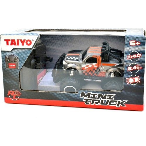 taiyo RC Car Mini Truck Off Roader - Gun Metal 1:40 400001D 8436547415175