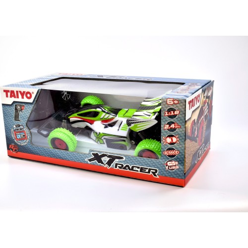 taiyo RC Car XT Racer - Green 1:18 180012A 8436547415908