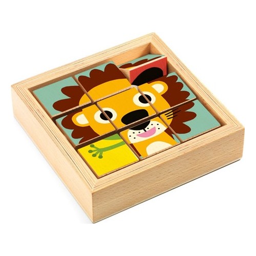 Djeco Wooden Puzzles Blocks Touranimo 01953 3070900019539