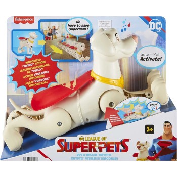 Mattel DC League Of Super-Pets Rev and Rescue Krypto με Ήχους HJF35 194735083831