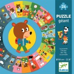Djeco Παζλ Γίγας Με Διάμετρο 0.58Μ. Η Μέρα 07015 3070900070158