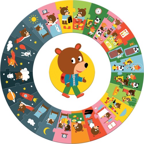 Djeco Giant Puzzles The Day 07015 3070900070158