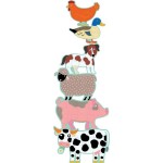 Djeco Progressive Puzzles Honore & Friends 07112 3070900071124