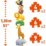 Djeco Progressive Puzzles Marmoset And Friends - 4, 6, 9Pcs 07114 3070900071148