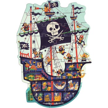 Djeco Παζλ Γίγας Πειρατικό Καράβι 36Τεμ. 07129 3070900071292