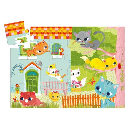 Djeco Silhouette Puzzles Pachat And His Friends 07207 3070900072077