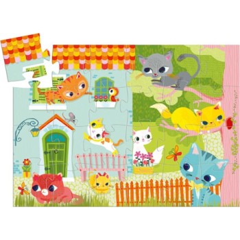 Djeco Silhouette Puzzles Pachat And His Friends 07207 3070900072077