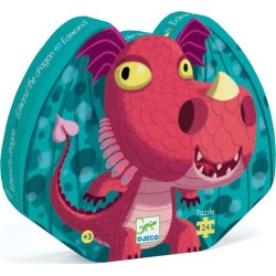 Djeco Silhouette Puzzles Edmond The Dragon 07214 3070900072145