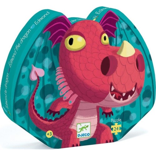 Djeco Silhouette Puzzles Edmond The Dragon 07214 3070900072145