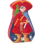 Djeco Silouhette Puzzles The Pirate And His Treasure - 36 Pcs 07220 3070900072206