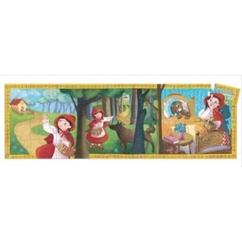 Djeco Silouhette Puzzles Tales Little Red Riding Hood - 36 Pcs 07230 3070900072305