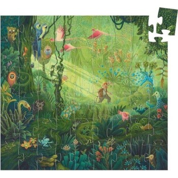 Djeco Silhouette Puzzles In The Jungle 07244 3070900072442