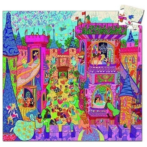 Djeco Silouhette Puzzles The Fairy Castle - 54 Pcs 07246 3070900072466