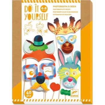 Djeco DIY Φτιάχνω Photobooth Φατσούλες Ζωάκια 07915 3070900079151