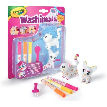 Crayola Washimals Γατάκι και Σκυλάκι 74-7474 071662074746