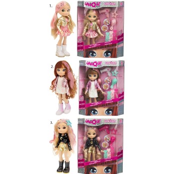 Giochi Preziosi Unique Eyes Κούκλα Μόδας Wow Hair MYM08000 8056379134800