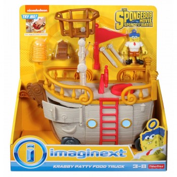 Mattel Imaginext Μπομπ Σφουγγαράκης Καράβι CDM02 887961045062