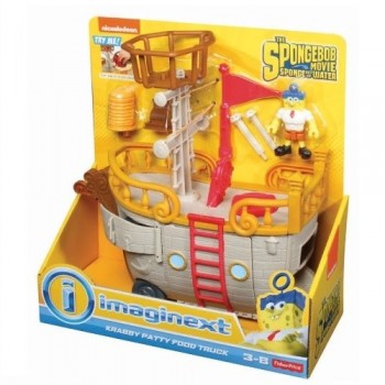 Mattel Imaginext Μπομπ Σφουγγαράκης Καράβι CDM02 887961045062