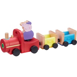Giochi Preziosi Peppa pig το Ξυλινο Τρένο του Παππού Γουρουνάκι PPC65000 8056379101864