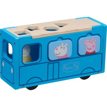 Giochi Preziosi Peppa Pige Wood School Bus PPC74000 8056379101956