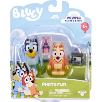 Giochi Preziosi Bluey S2 Figure 2Pack 3 Designs W4 BLY07000 8056379137443