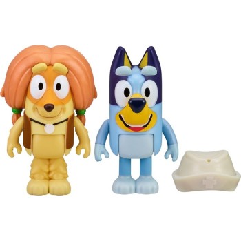 Giochi Preziosi Bluey S2 Figure 2Pack 3 Designs W4 BLY07000 8056379137443