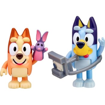 Giochi Preziosi Bluey S2 Figure 2Pack 3 Designs W4 BLY07000 8056379137443