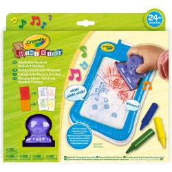 Crayola Music Rub Art Station 81-1306 071662213060