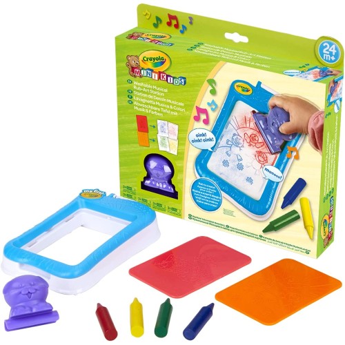 Crayola Music Rub Art Station 81-1306 071662213060