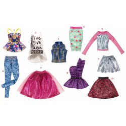 Mattel Barbie Μόδες - Πρωινά Σύνολα (8 Σχέδια) CFX73 / ASST 887961060720