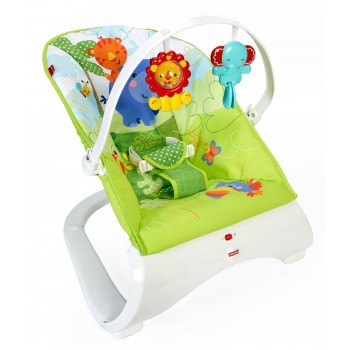 Mattel Καθισματάκι Ριλάξ Rainforest Friends CJJ79 887961098808