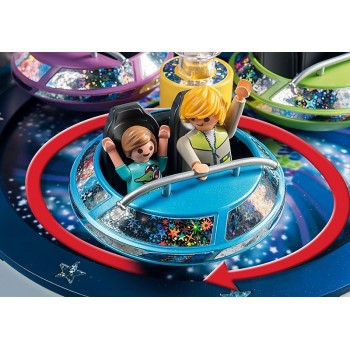 Playmobil Περιστρεφόμενα Space Ships Με Φώτα 5554 4008789055545