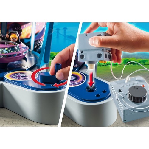 Playmobil Περιστρεφόμενα Space Ships Με Φώτα 5554 4008789055545