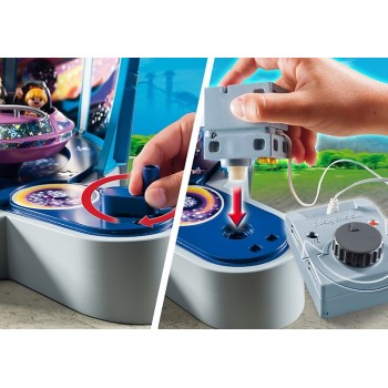 Playmobil Περιστρεφόμενα Space Ships Με Φώτα 5554 4008789055545