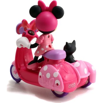 Jada Toys Minnie Scooter With Infrared, 16 Cm, Includes Remote Control, 253074002 4006333079528