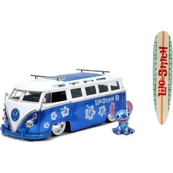 Jada Toys Stitch Van With Figure, 1:24, Car, As Seen On Film And Tv, Volks 253075000 4006333079542
