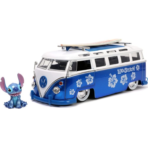 Jada Toys Stitch Van With Figure, 1:24, Car, As Seen On Film And Tv, Volks 253075000 4006333079542