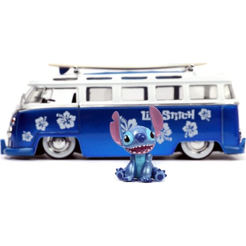 Jada Toys Stitch Φιγούρα με Volkswagen T1 Bus 1:24 Car As Seen On Film And Tv 253075000 4006333079542
