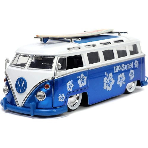 Jada Toys Stitch Φιγούρα με Volkswagen T1 Bus 1:24 Car As Seen On Film And Tv 253075000 4006333079542