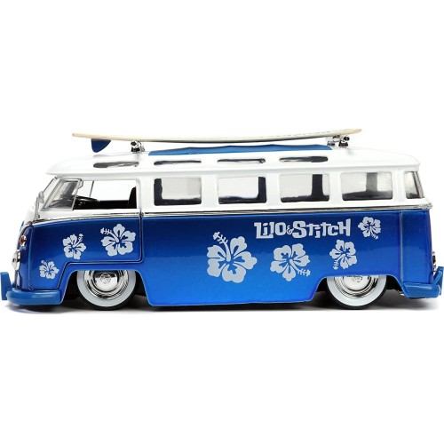 Jada Toys Stitch Van With Figure, 1:24, Car, As Seen On Film And Tv, Volks 253075000 4006333079542
