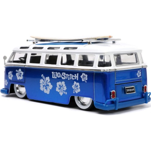 Jada Toys Stitch Van With Figure, 1:24, Car, As Seen On Film And Tv, Volks 253075000 4006333079542