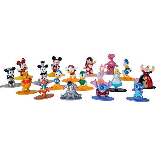 Jada Toys Disney  Set Of 18 Figurines 4 Cm Metal 253075005 4006333080142