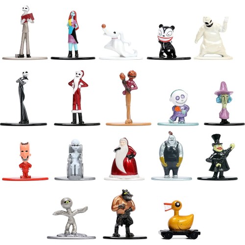 Jada Toys Nightmare Before Christmas - Set Με 18 Nano Μεταλλικές Φιγούρες 4 Cm, Disney 253075006 4006333080159